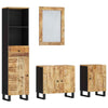 BaraSh 4 Piece Bathroom Furniture Set Solid Wood ,Bathroom Furniture Free M0P4