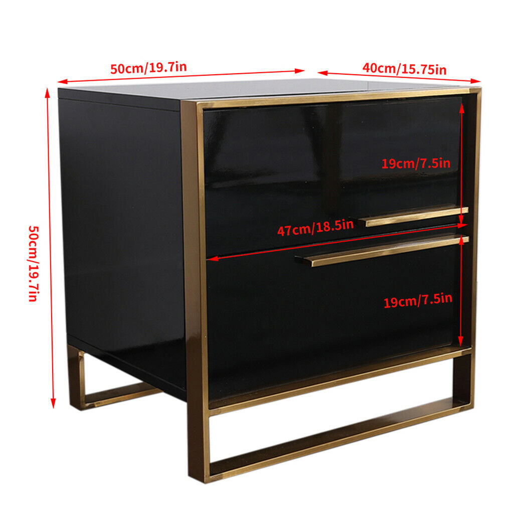 Luxuary Bedside Tables Nightstands Drawers Storage Room Kids Book Shelf Table