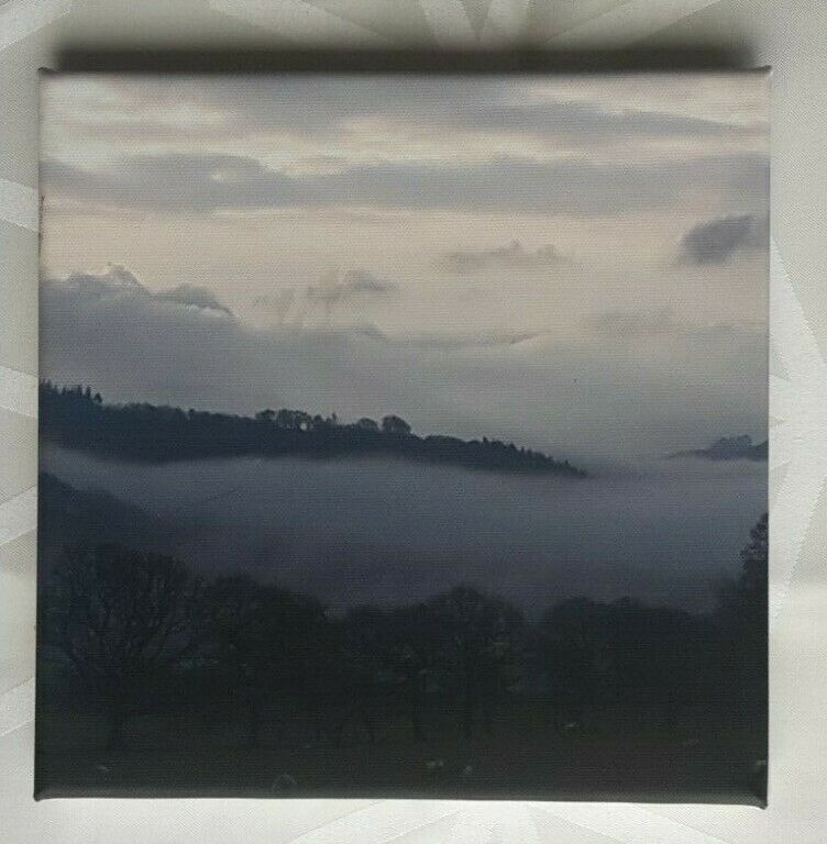 "Hillside Morning Mist" Canvas Set Landscape Countryside and Nature Prints