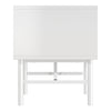 1 Drawer Bedside Table Home Side Cabinet Bedroom Storage w/1 Storage Shelf White