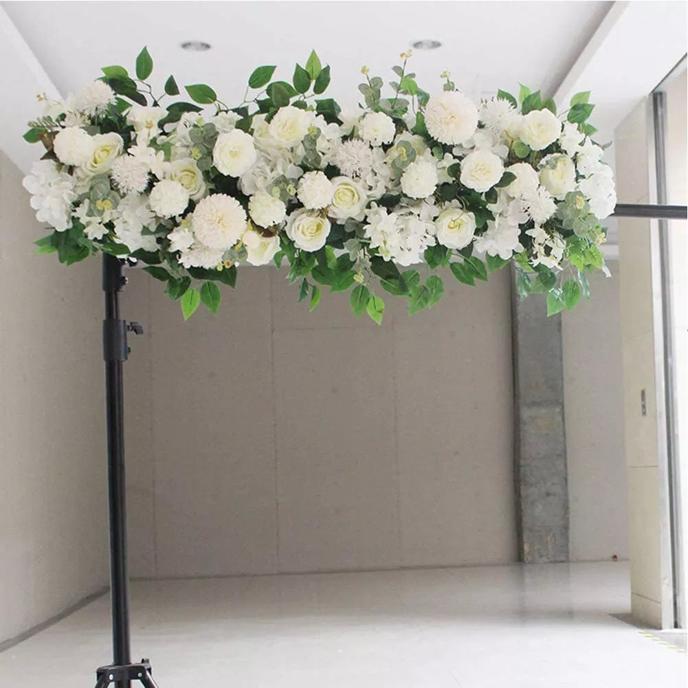 Artificial Wedding Rose Flower Row Top Table Backdrop Arch Arrangement Wall Deco