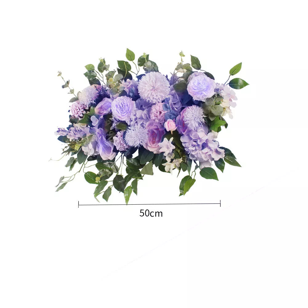 Artificial Wedding Rose Flower Row Top Table Backdrop Arch Arrangement Wall Deco