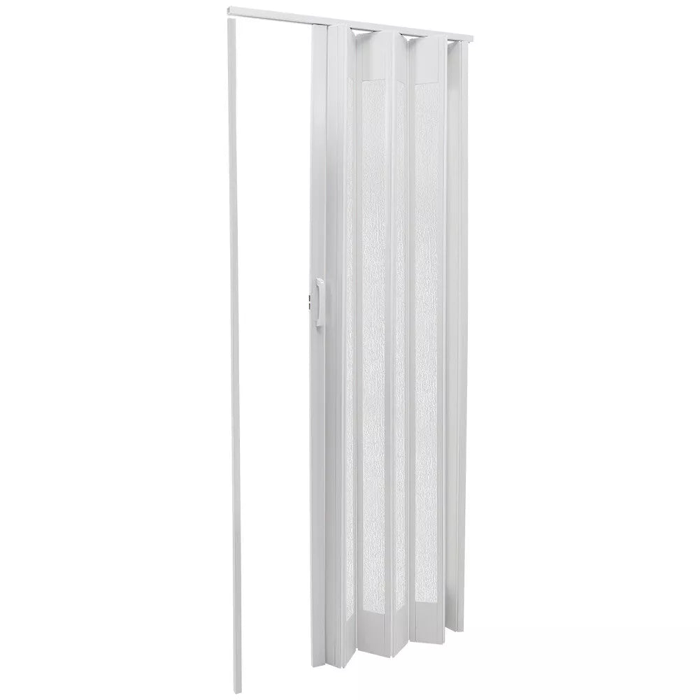 Internal Bi Folding Concertina Accordion Door PVC Sliding Divider Doors Bathroom