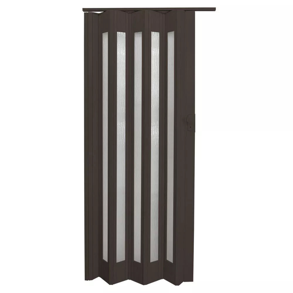Internal Bi Folding Concertina Accordion Door PVC Sliding Divider Doors Bathroom