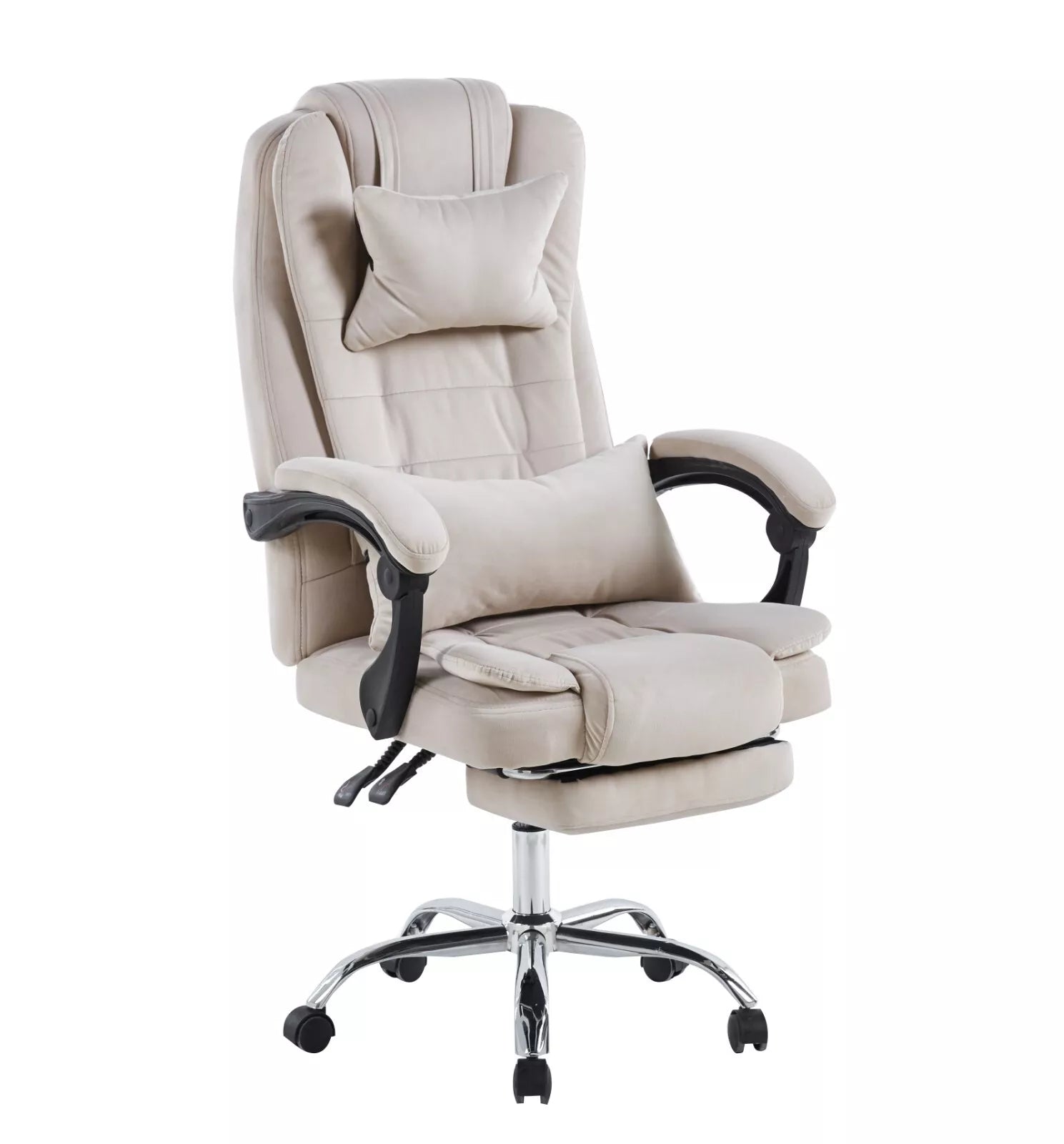 Velvet Office Chair Recliner Swivel Ergonomic Executive PC Computer Desk Chairs