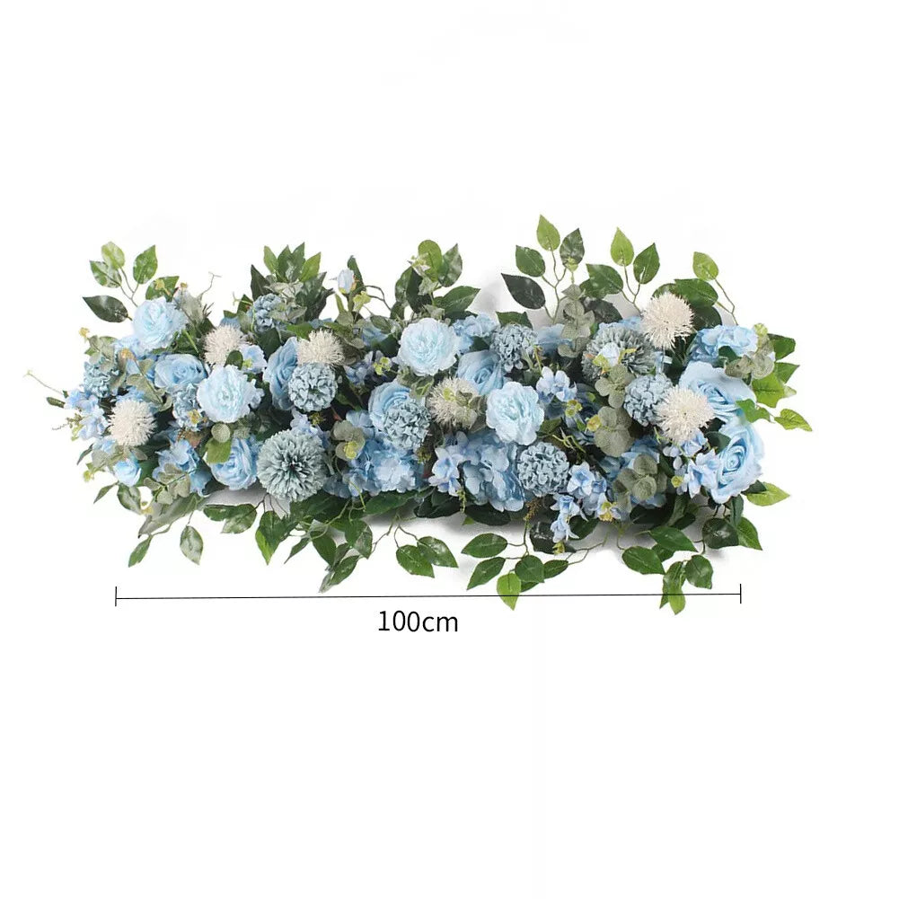 Artificial Wedding Rose Flower Row Top Table Backdrop Arch Arrangement Wall Deco