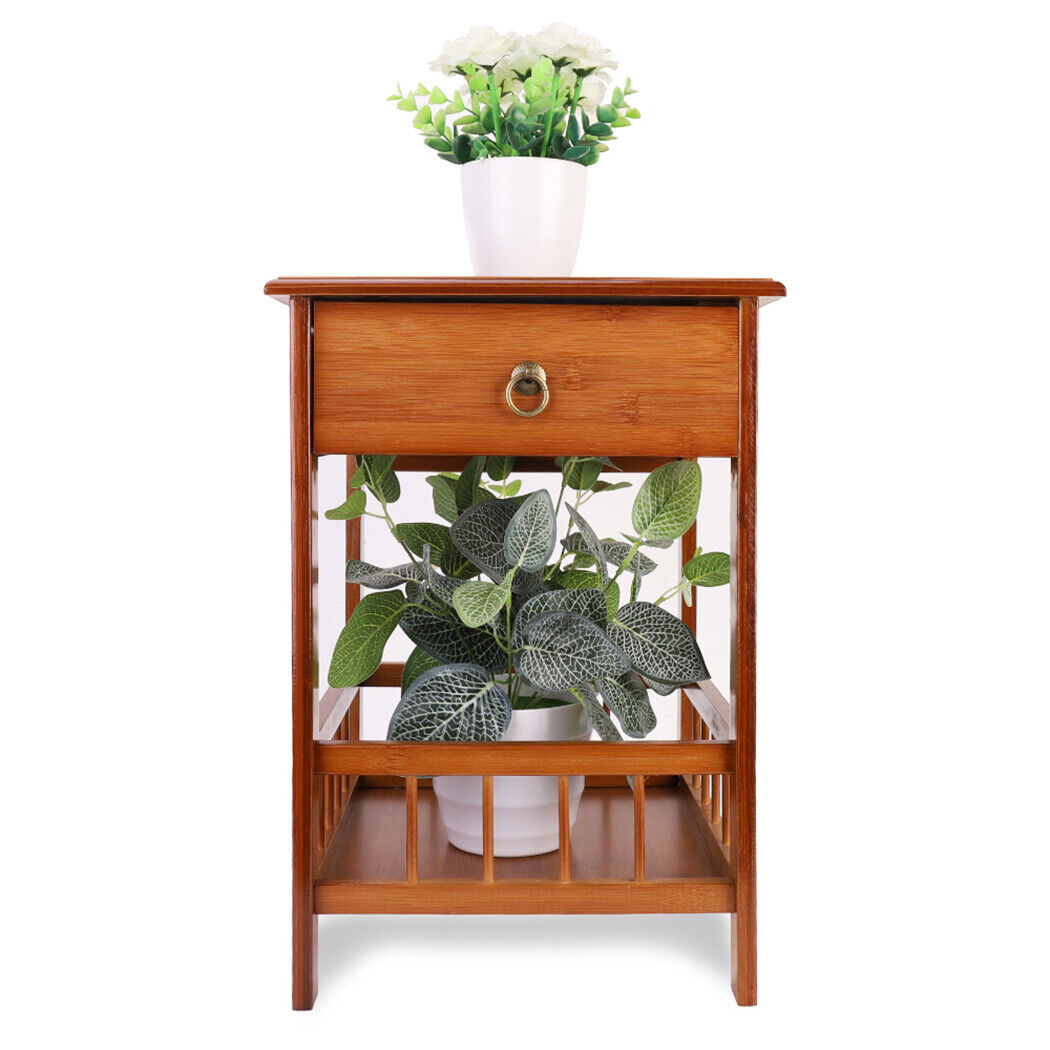 Luxuary Bedside Tables Nightstands Drawers Storage Room Kids Book Shelf Table