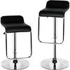 Bar Stools × 2 Padded Seat Faux Leather Swivel Home Kitchen Breakfast Muti Types