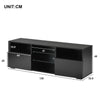 Modern TV Unit TV Stand Media Cabinet Sideboard Storage with LED RGB Lights