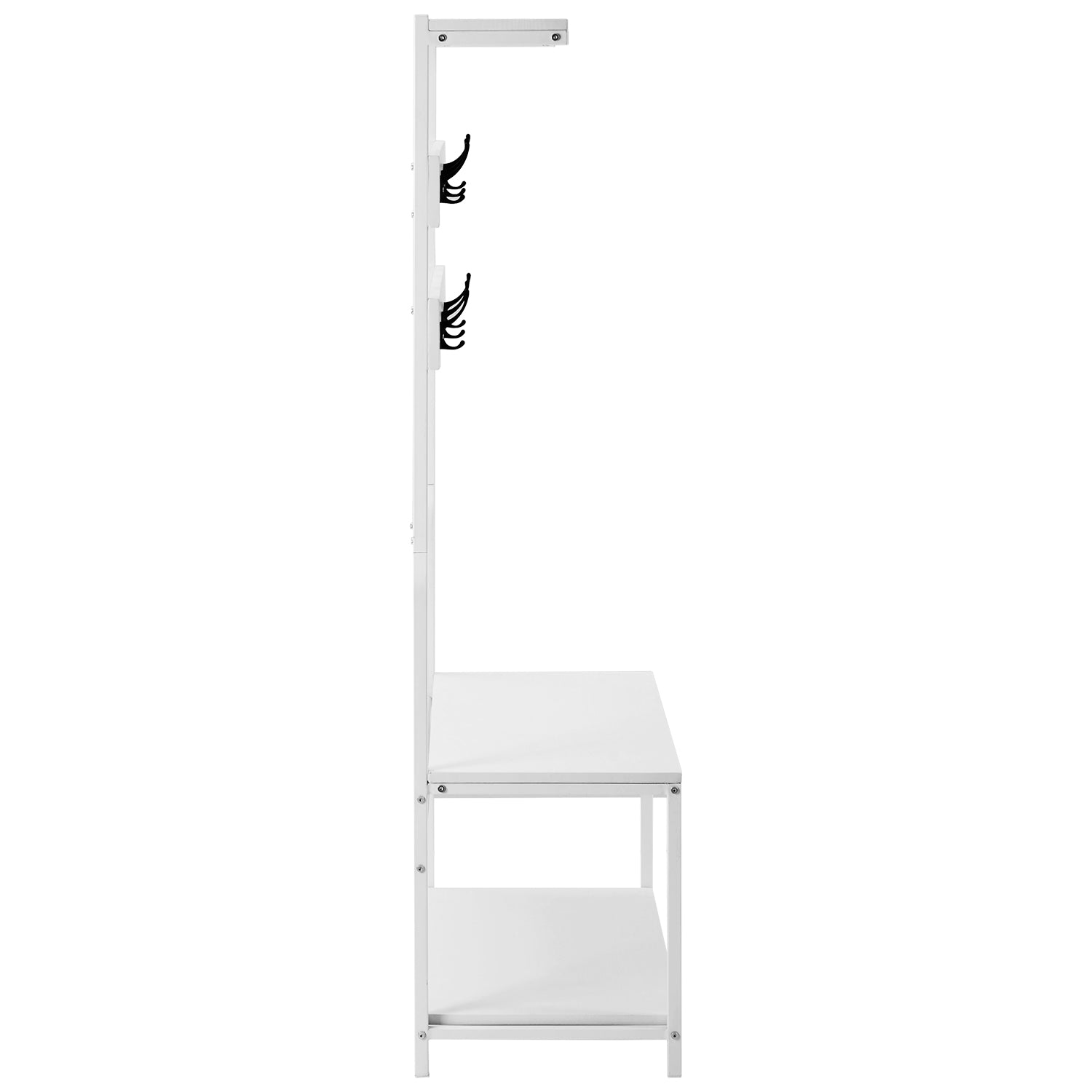 Hall Tree Hat and Coat Stand Hallway Shoe Rack Storage Organiser Free Standing