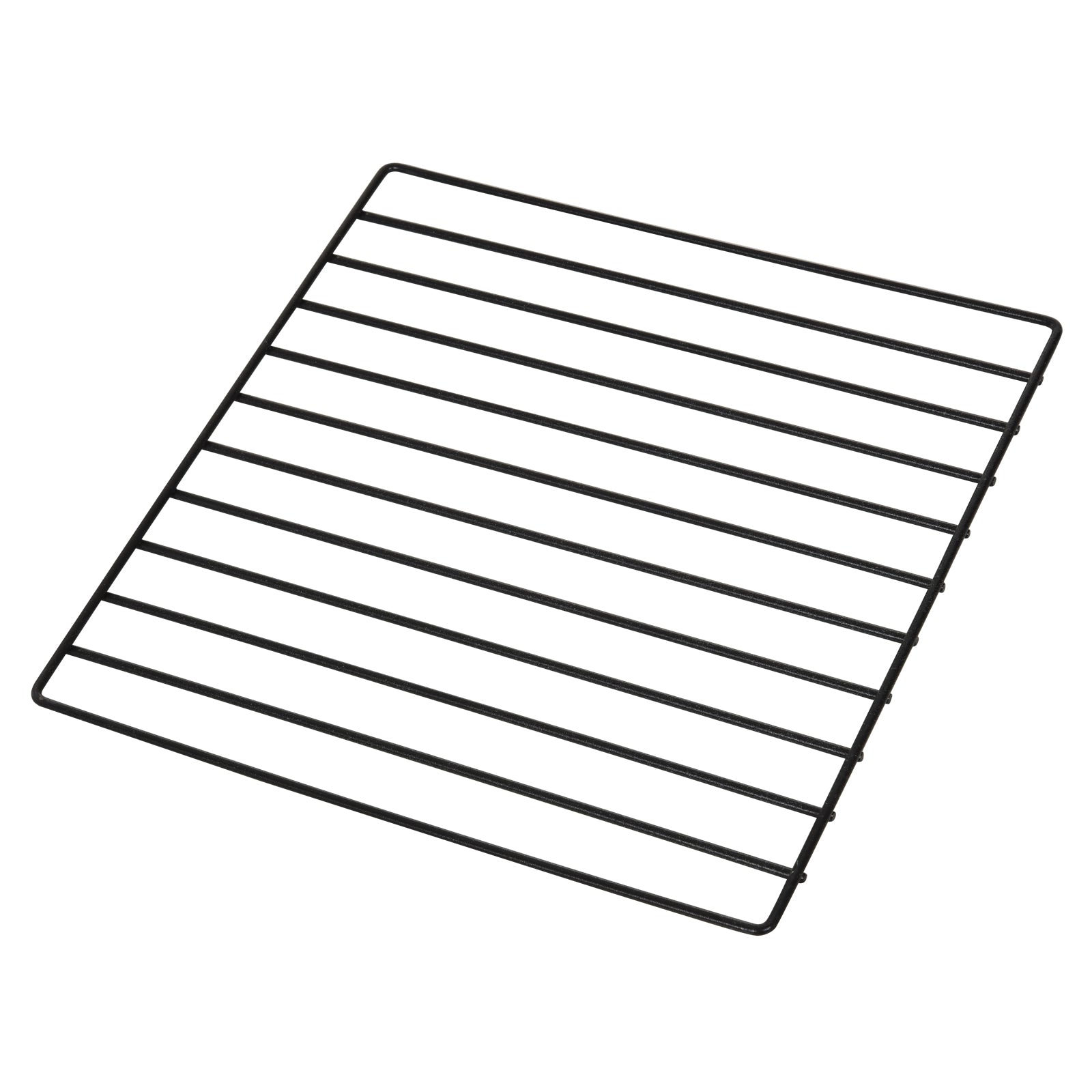 Fire Pit Heater Square Table Patio Backyard Metal Black φ81cm Outdoor