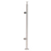 Stainless Steel Garden Fence Railing Balustrade Post Mid/Corner/End Post w/Clamp