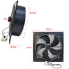 Heavy Duty Round/ Square Industrial Axial Flow Fan 2/4 Pole Extractor Air Blower