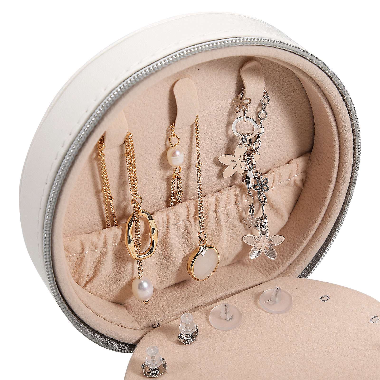 Portable Travel Jewelry Box Storage Jewellery Ring Organizer Case Mini