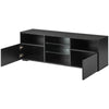 Modern TV Unit TV Stand Media Cabinet Sideboard Storage with LED RGB Lights