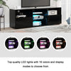 Modern TV Unit TV Stand Media Cabinet Sideboard Storage with LED RGB Lights