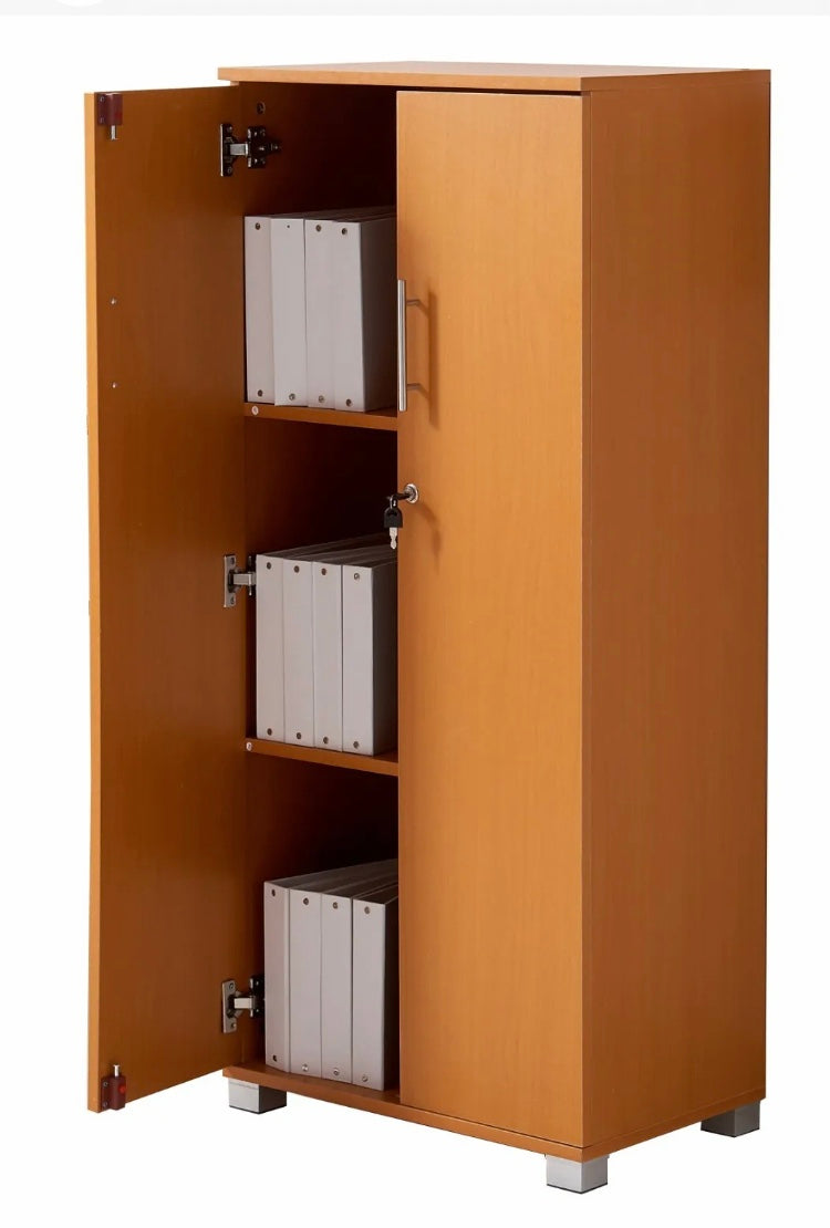 3 Shelf Cupboard Storage with Lock Furniture for Home Office Piranha Bonito PC6b