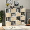 Wood Bookcase Bookshelf Compartment Display Storage Rack Cube Storage Unit