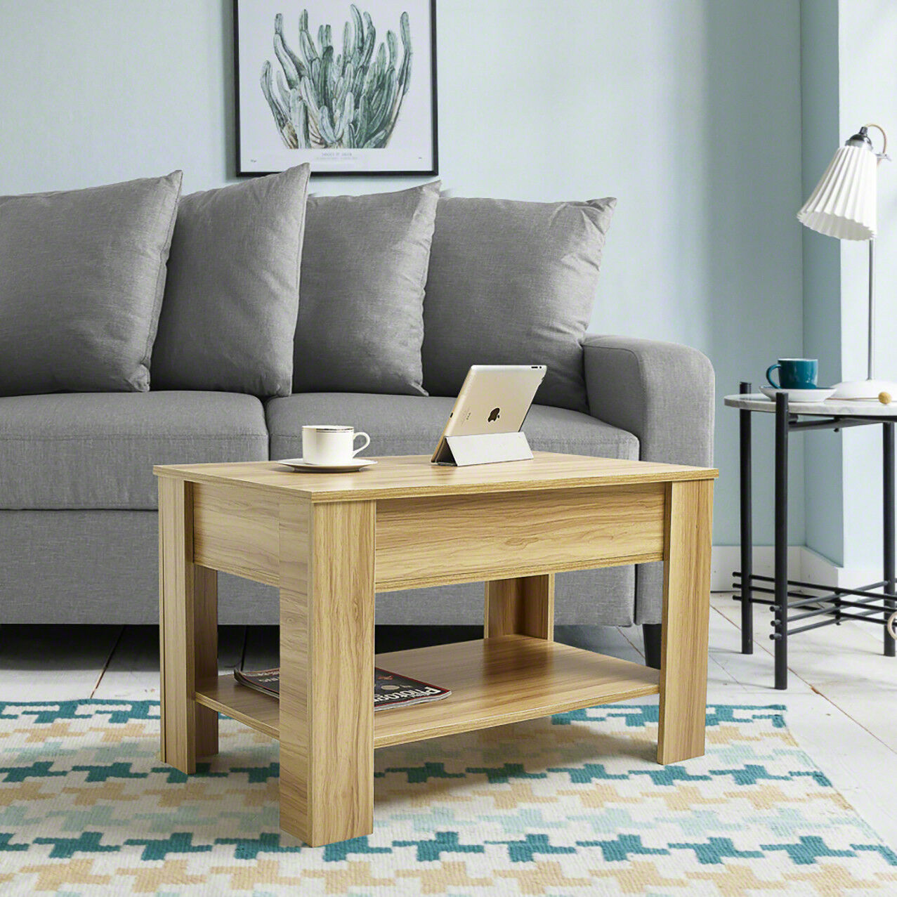 Lift Up Coffee Table with Storage