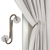 2X Metal Crystal Curtain Holdback Wall Tie Backs Hook Hanger Holder Home Decor
