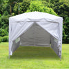 2x2m Pop Up Gazebo Marquee Outdoor Garden Party Tent Canopy 4 Side Panels New