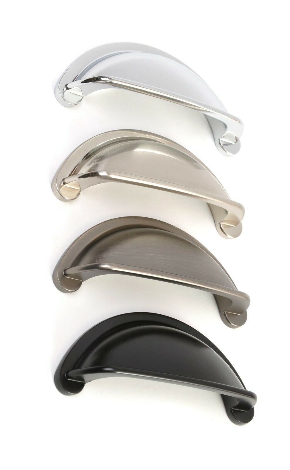 Cupboard Cabinet Door Drawer Cup Pull Handle Stepped