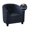 Tub Chair Covers Slipcovers Elastic Polyester Fabric Armchair Sofa Seat Covers
