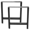 2X Industrial Table Legs Metal Stand Square Box Frame Bench Coffee Desk Leg Feet