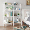 Ladder Bookshelf 4Tier Ladder Shelf Display Storage Book Plant Flower Stand