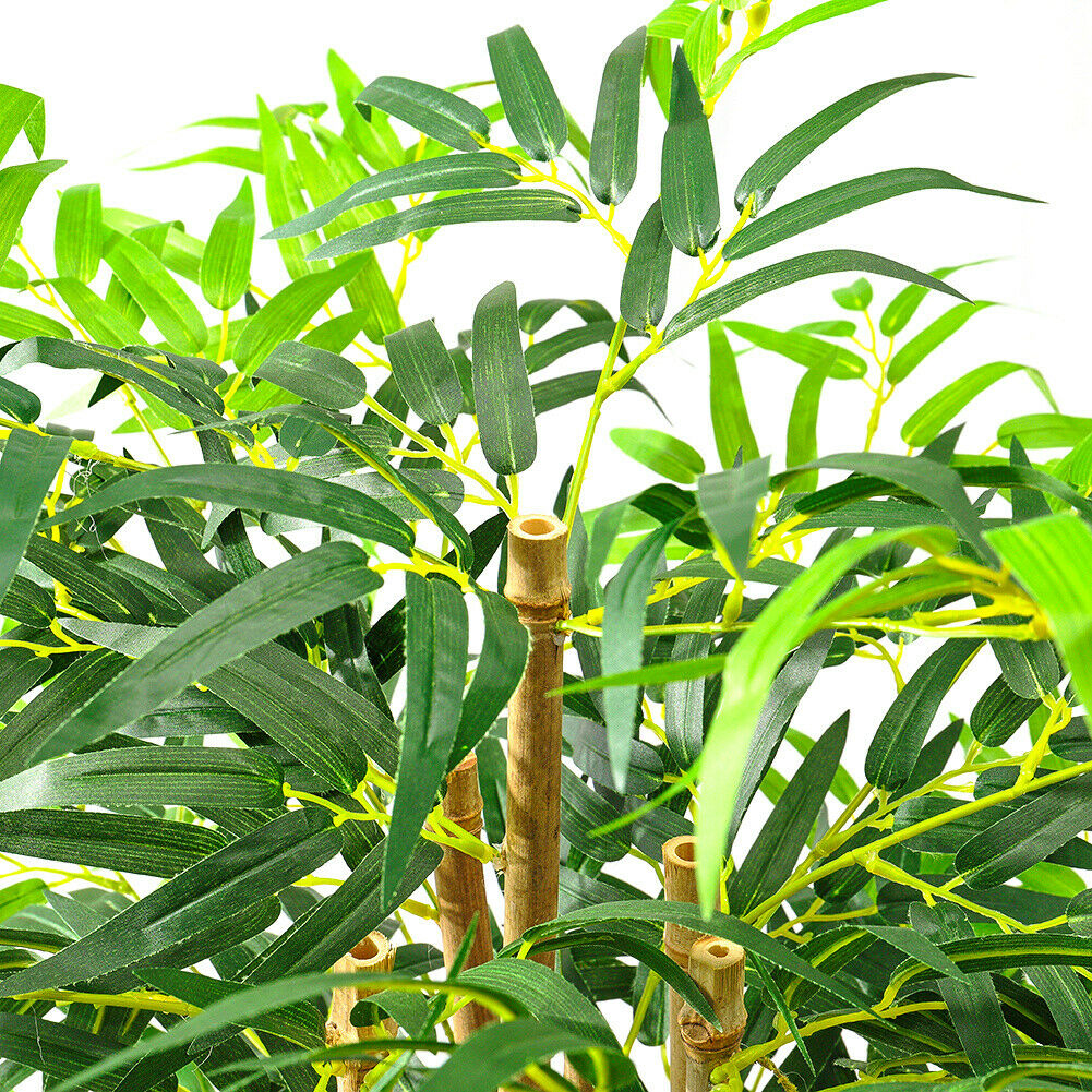 5FT Tall Large Artificial Bamboo Tree in Pots Indoor Plant Outdoor Garden Decor