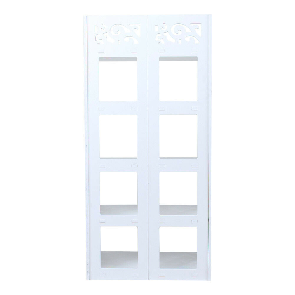 3/4/5 Tier White Shoe Rack Stand Storage Organiser Unit Shelf For Home Room