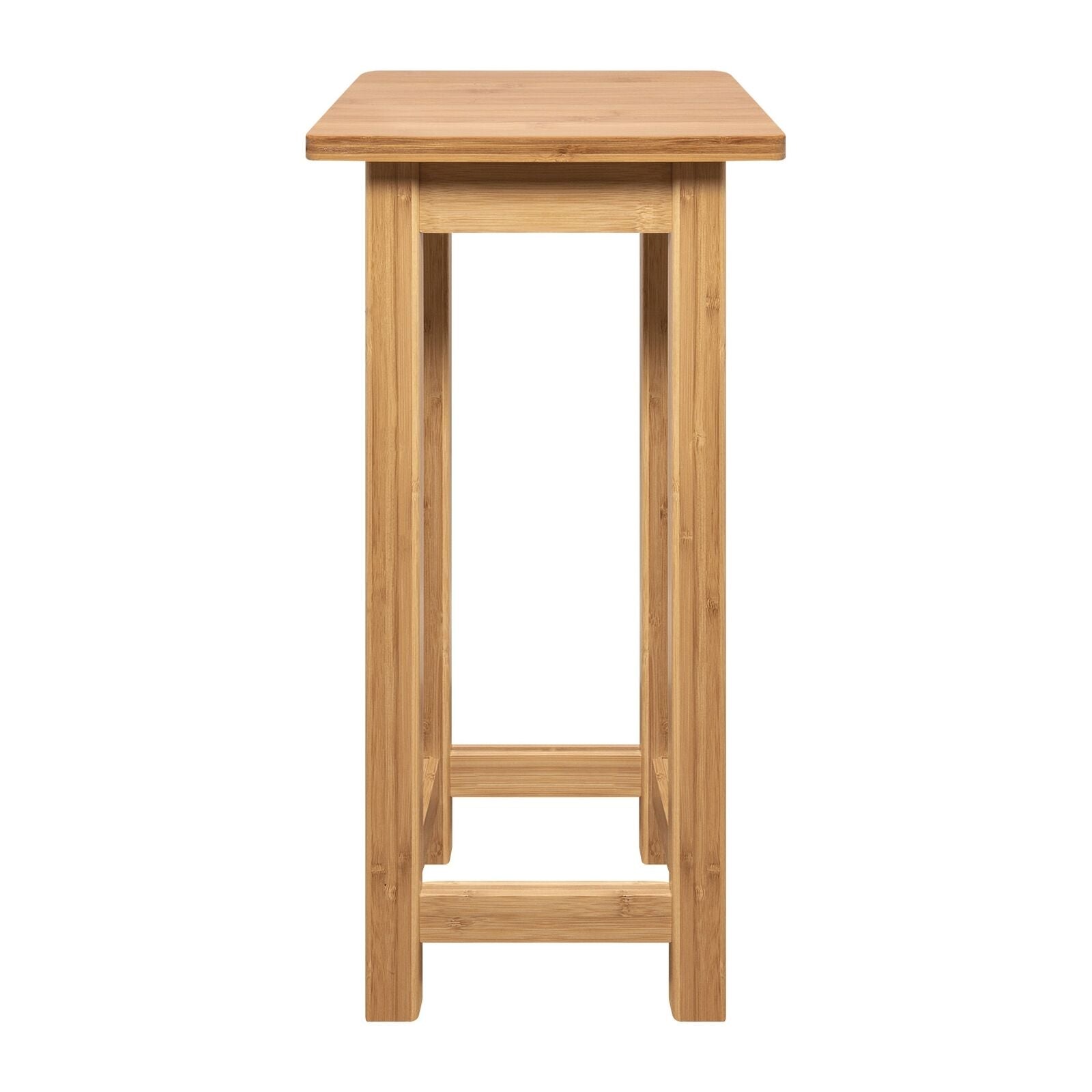 Hallway Bedroom Living Room Side End Table Bedside Unit in Bamboo