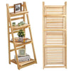 Ladder Plant Flower Pot Shelf Stand Bookcase Garden Storage Rack Display Folding