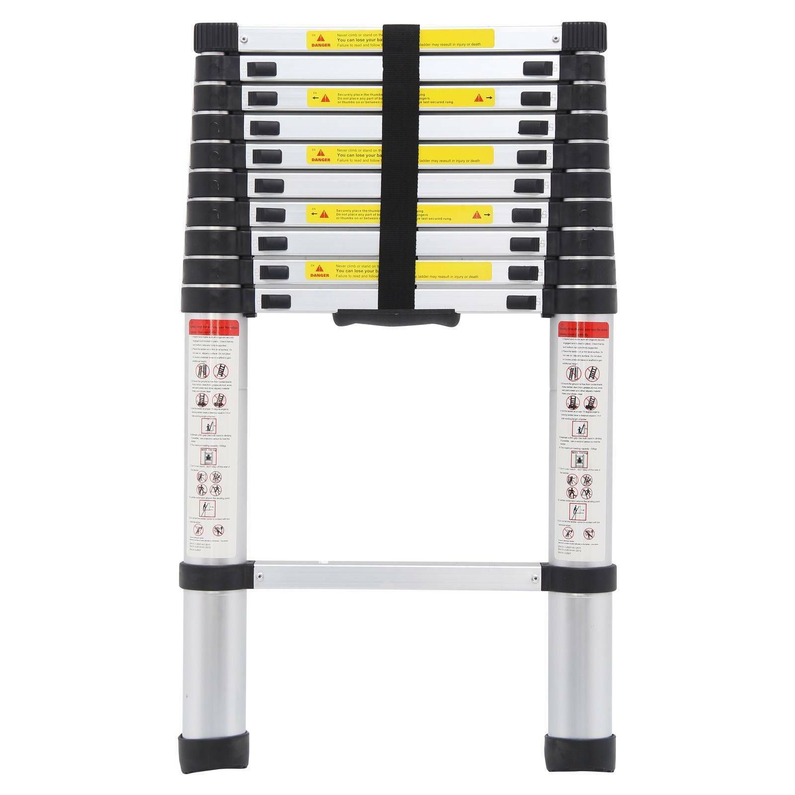3.2m Aluminum Alloy Ladder Multi-Purpose Climb Telescopic Extendable Step