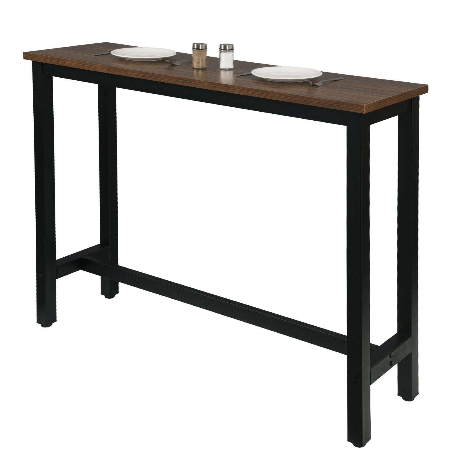 Bar Table Breakfast Kitchen Dining Room Restaurant Coffee Public Table MDF Metal