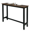 Bar Table Breakfast Kitchen Dining Room Restaurant Coffee Public Table MDF Metal