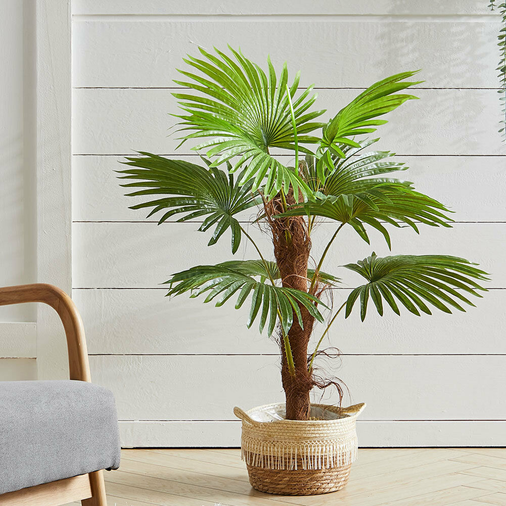 90cm Artificial Palm Realistic Fake Potted Plant with Pot In/Outdoor Home Office