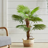 90cm Artificial Palm Realistic Fake Potted Plant with Pot In/Outdoor Home Office