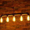 Industrial Vintage Ceiling Lights Metal Pipe Retro Loft Pendant Lamps uk