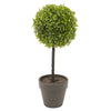 2x Potted Buxus Box Ball Plant Decorative Artificial Indoor Outdoor Garden Pot
