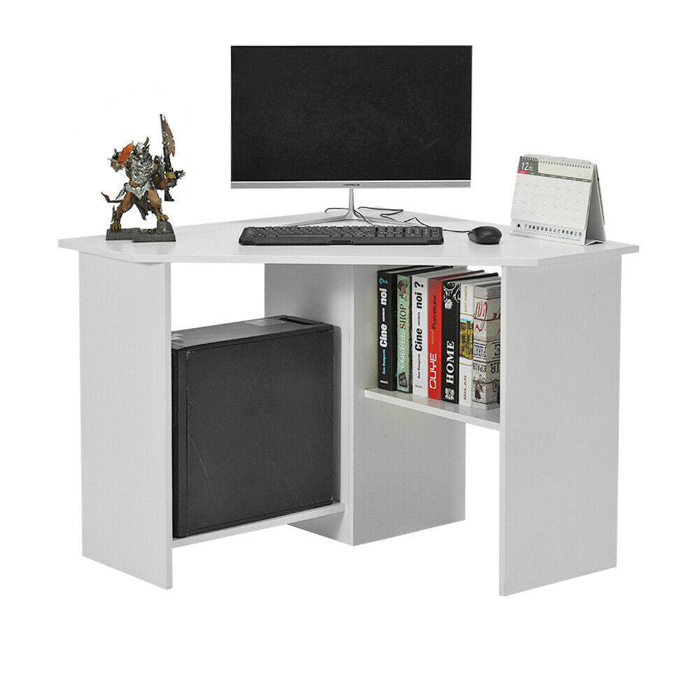 Panana Corner Computer Desk Compact Laptop Table Home Office Study Corner Desk