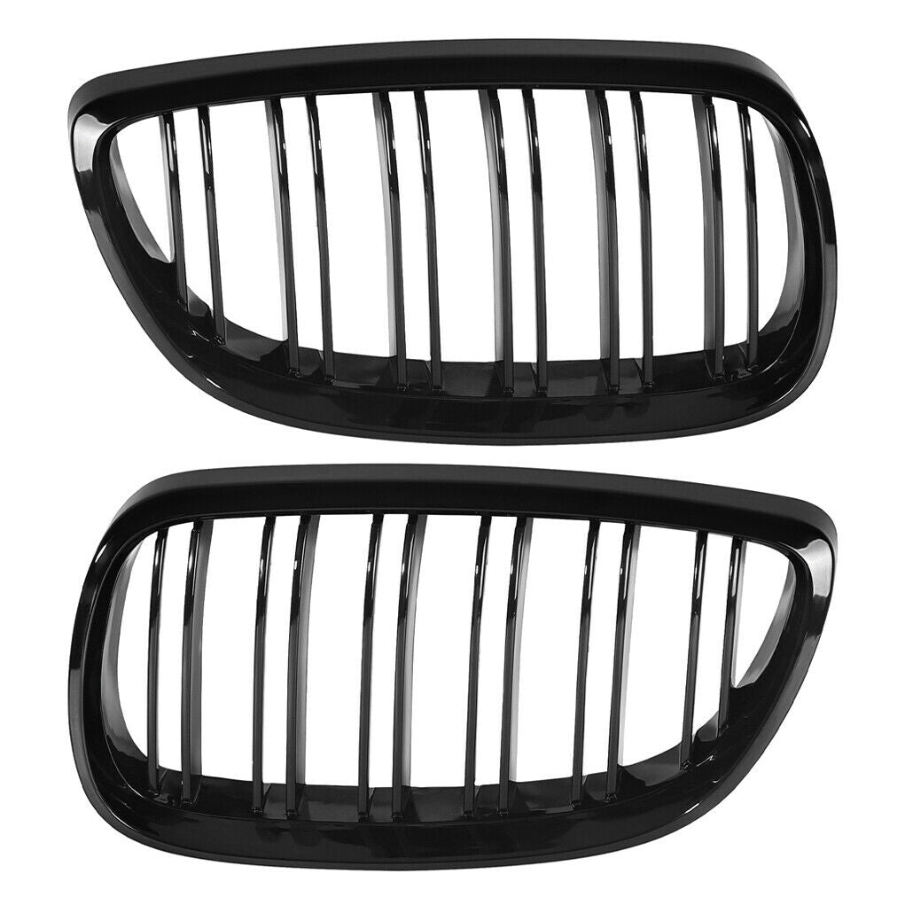 Car Front Bumper Grille Front Kidney Grill for BMW E92 2006-2009 3 Series Gloss