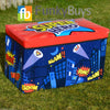LARGE TOY BOX KIDS BOYS GIRLS STORAGE SEAT STOOL BOOKS CLOTHES CHEST CHILDREN