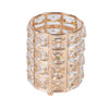 CRYSTAL MAKE UP BRUSH STORAGE BUCKET PENS/PENCILS HOLDER DESKTOP ORGANIZER DECOR