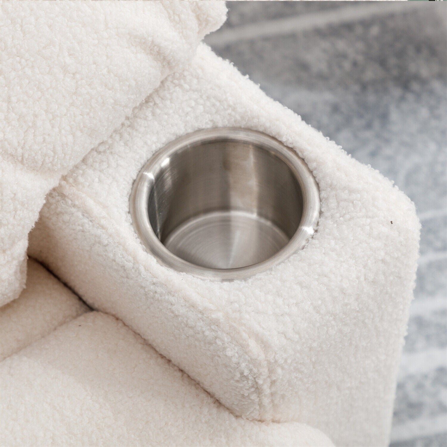 Electric Recliner Chair Sofa Chair TV Armchair Cinema Chair with 2 Cup Holder HT