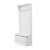 Hallway Wardrobe Coat Rack Storage Unit Bench Entryway Hooks Cabinet Furniture