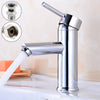 Bathroom Single Lever Basin Mono Mixer Tap With Waste Unit Chrome Brass UK