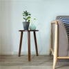 2x Small Side Table Round End Table Wood Plant Stand 3-Legs Stool Furniture Home