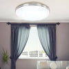 36W Bright Round LED Ceiling Light Panel Down Living Room Bathroom Wall Lamp (36W Silver Frame)