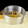 Adjustable 6 Layer Cake Slicer Cutting Guide 16 to 20 cm High Quality 430